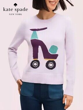 Kate Spade | roller star sweater, orchidbloom Purple Retro Sz XS